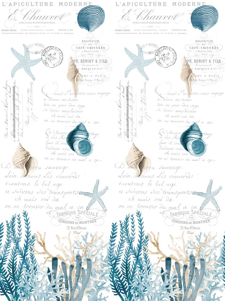 Coral Cove Blue Full art print by Kimberly Allen for $57.95 CAD