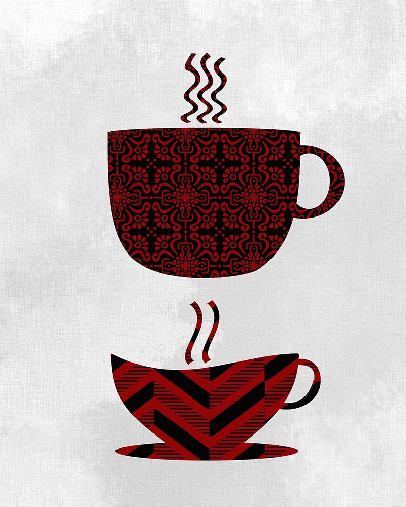 Coffee Pattern 2 art print by Kimberly Allen for $57.95 CAD