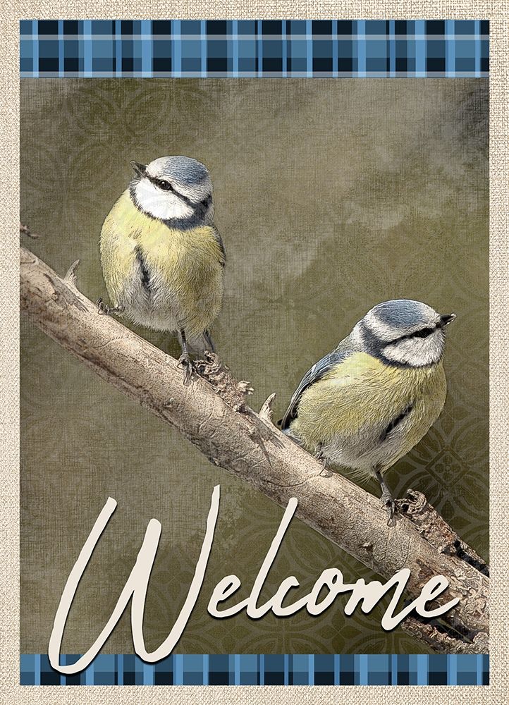 Welcome Blue Birds art print by Kimberly Allen for $57.95 CAD