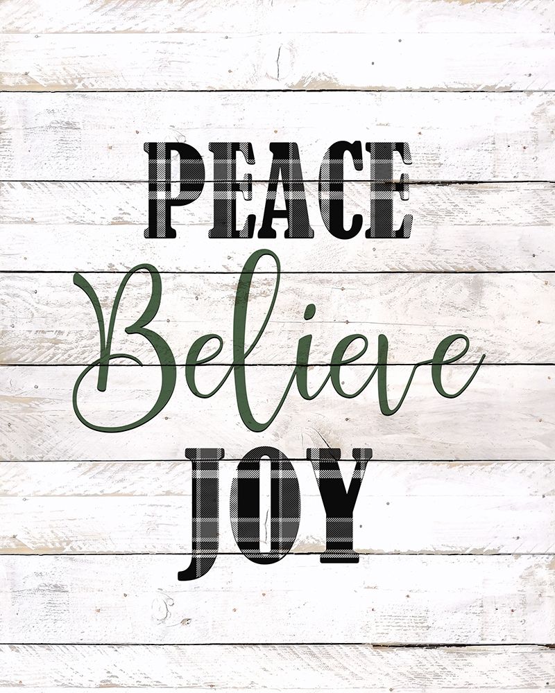 Peace Plaid art print by Kimberly Allen for $57.95 CAD