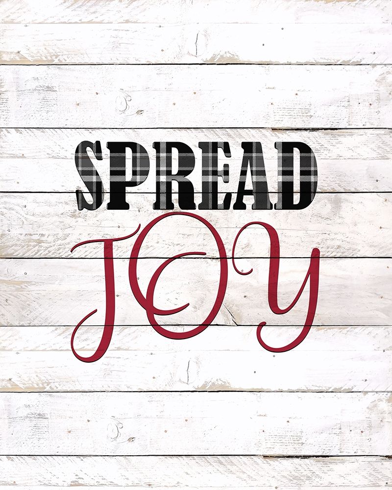 Spread Joy Plaid art print by Kimberly Allen for $57.95 CAD