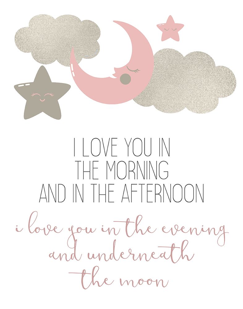 I Love You In V3 art print by Kimberly Allen for $57.95 CAD