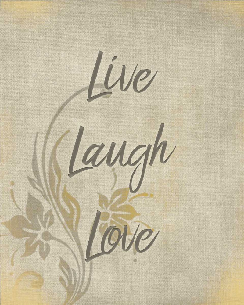 Live Laugh Love art print by Kimberly Allen for $57.95 CAD