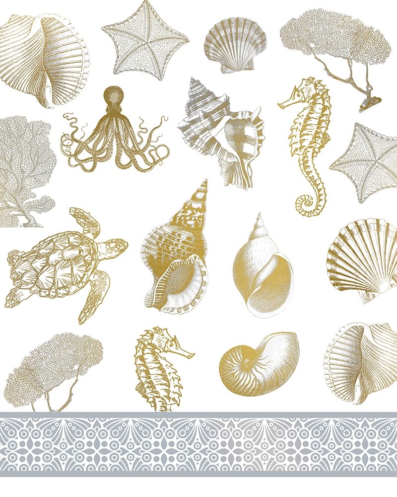 Azure Coastal 3 art print by Kimberly Allen for $57.95 CAD
