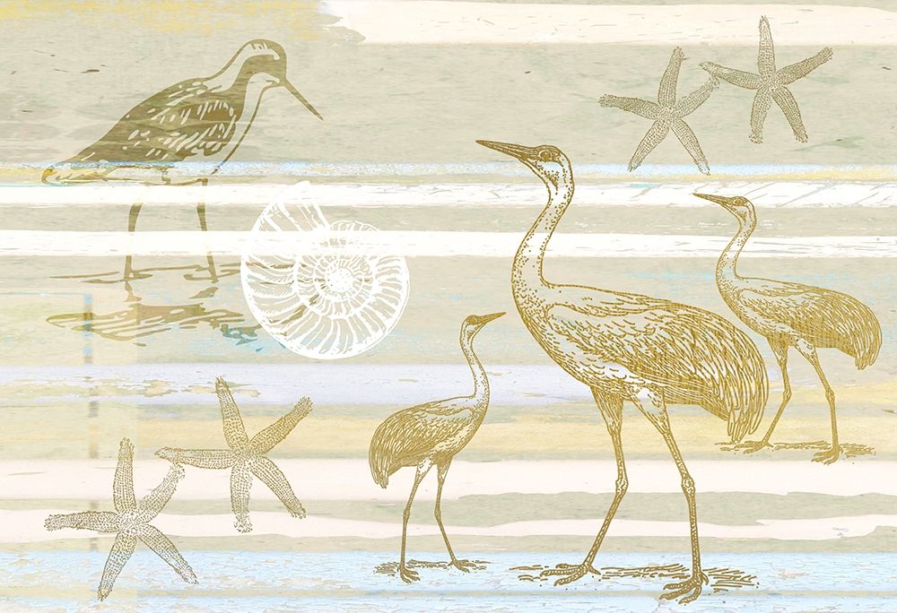 Coastal Sands art print by Kimberly Allen for $57.95 CAD