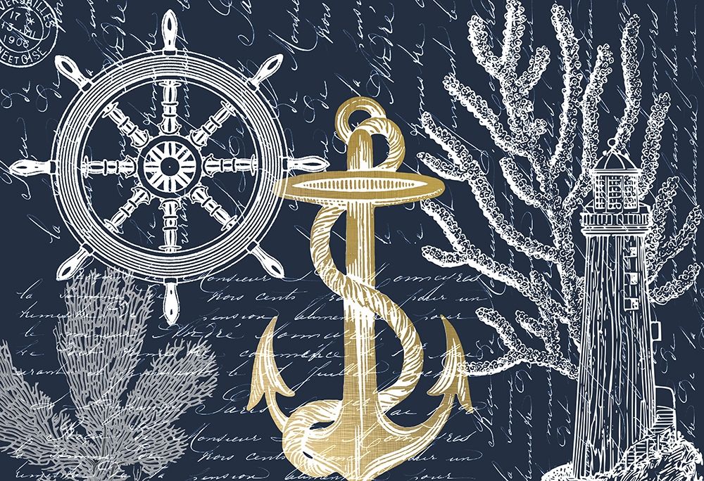 Sea Letters art print by Kimberly Allen for $57.95 CAD