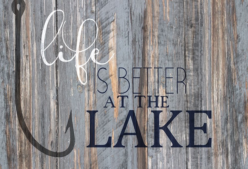 Better at the Lake art print by Kimberly Allen for $57.95 CAD