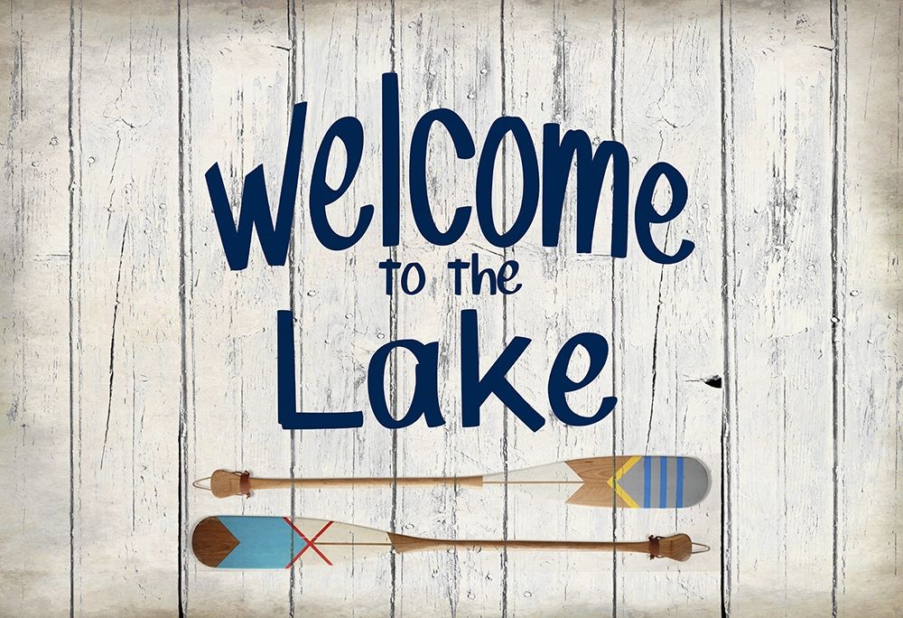 Welcome to the Lake art print by Kimberly Allen for $57.95 CAD