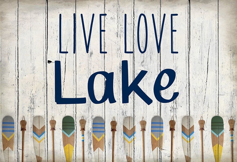 Live Love Lake art print by Kimberly Allen for $57.95 CAD