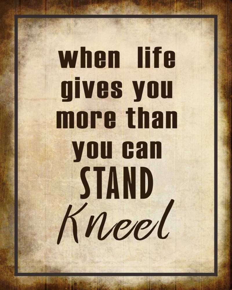 Kneel art print by Kimberly Allen for $57.95 CAD