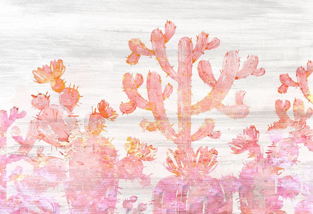 Pink Cactus art print by Kimberly Allen for $57.95 CAD