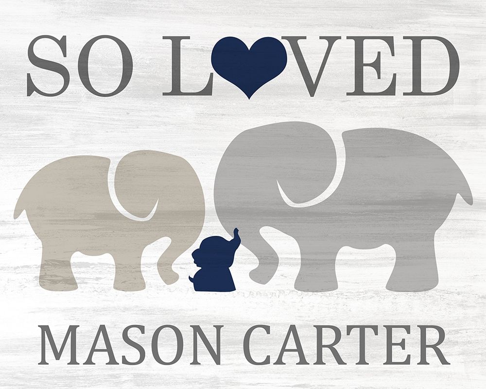 So Loved Blue art print by Kimberly Allen for $57.95 CAD