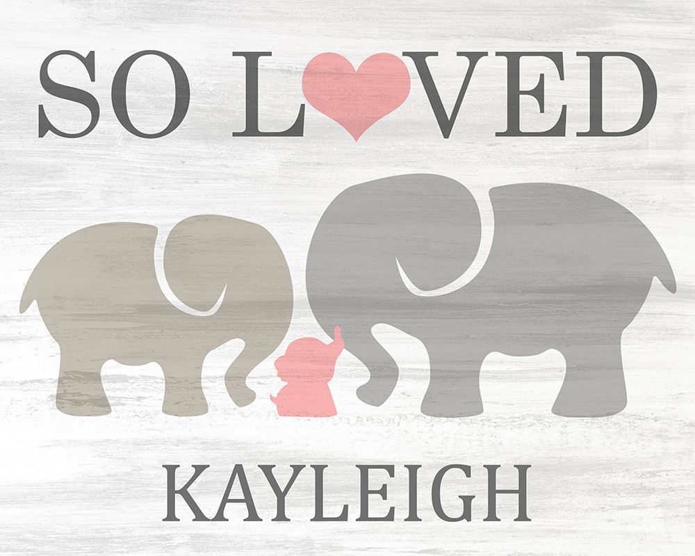 So Loved Pink art print by Kimberly Allen for $57.95 CAD