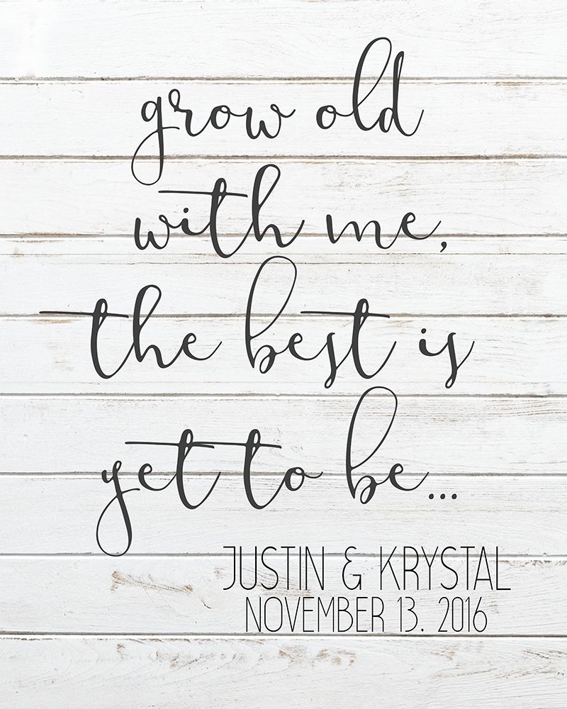 Grow Old with Me art print by Kimberly Allen for $57.95 CAD