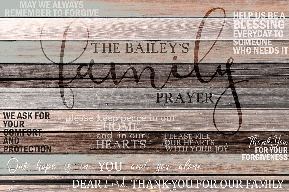 Family Prayer art print by Kimberly Allen for $57.95 CAD