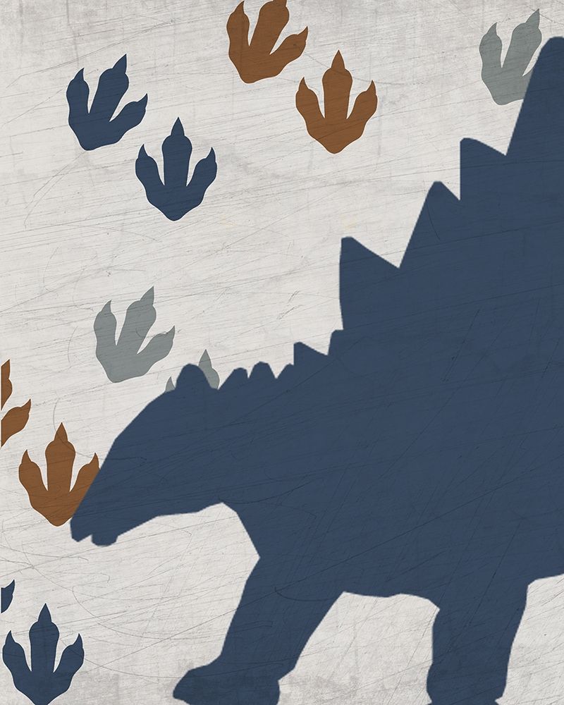 Rawr Tracks 2  v2 art print by Kimberly Allen for $57.95 CAD