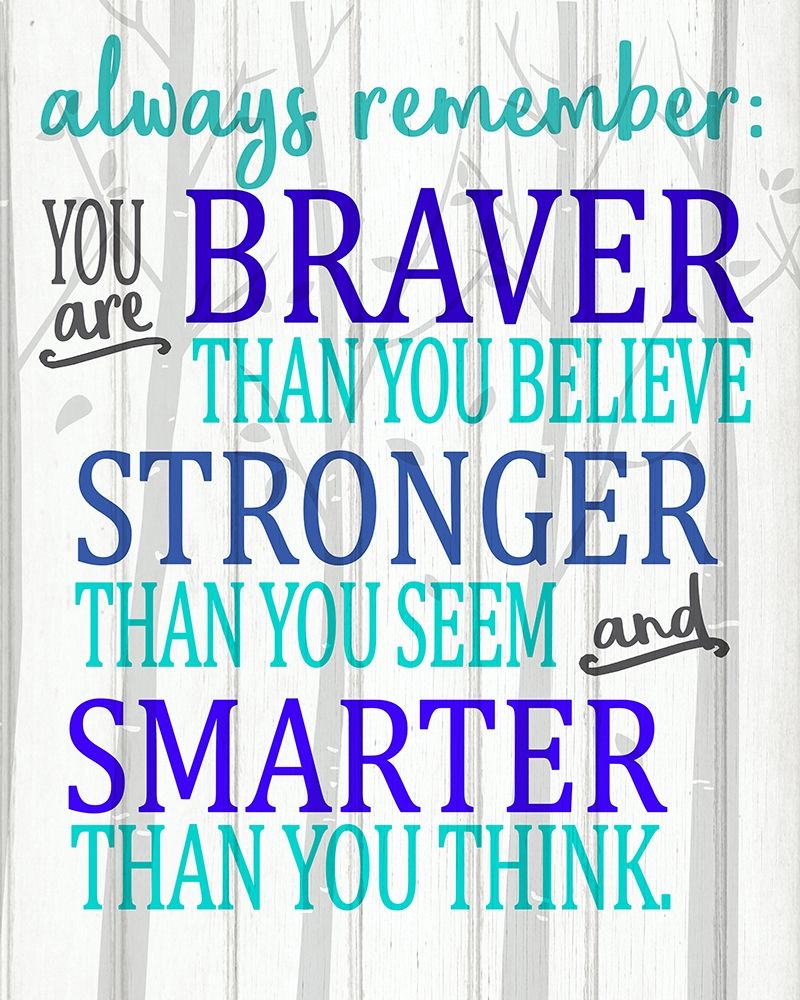 Always Remember You Are Blues art print by Kimberly Allen for $57.95 CAD