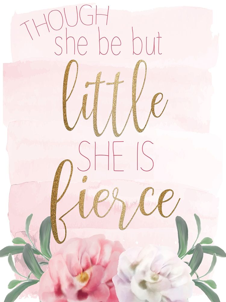 She is Fierce Gold art print by Kimberly Allen for $57.95 CAD