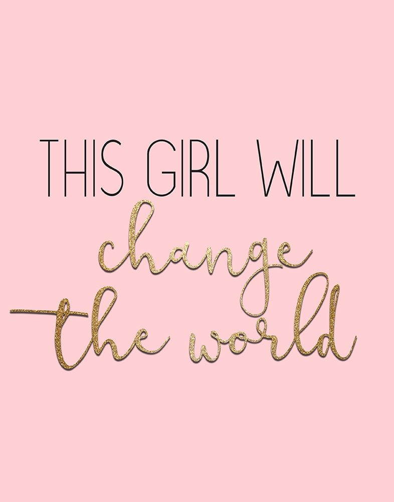 This Girl Will Change art print by Kimberly Allen for $57.95 CAD