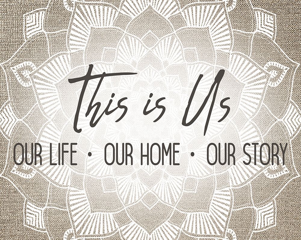 This is Us Mandala art print by Kimberly Allen for $57.95 CAD