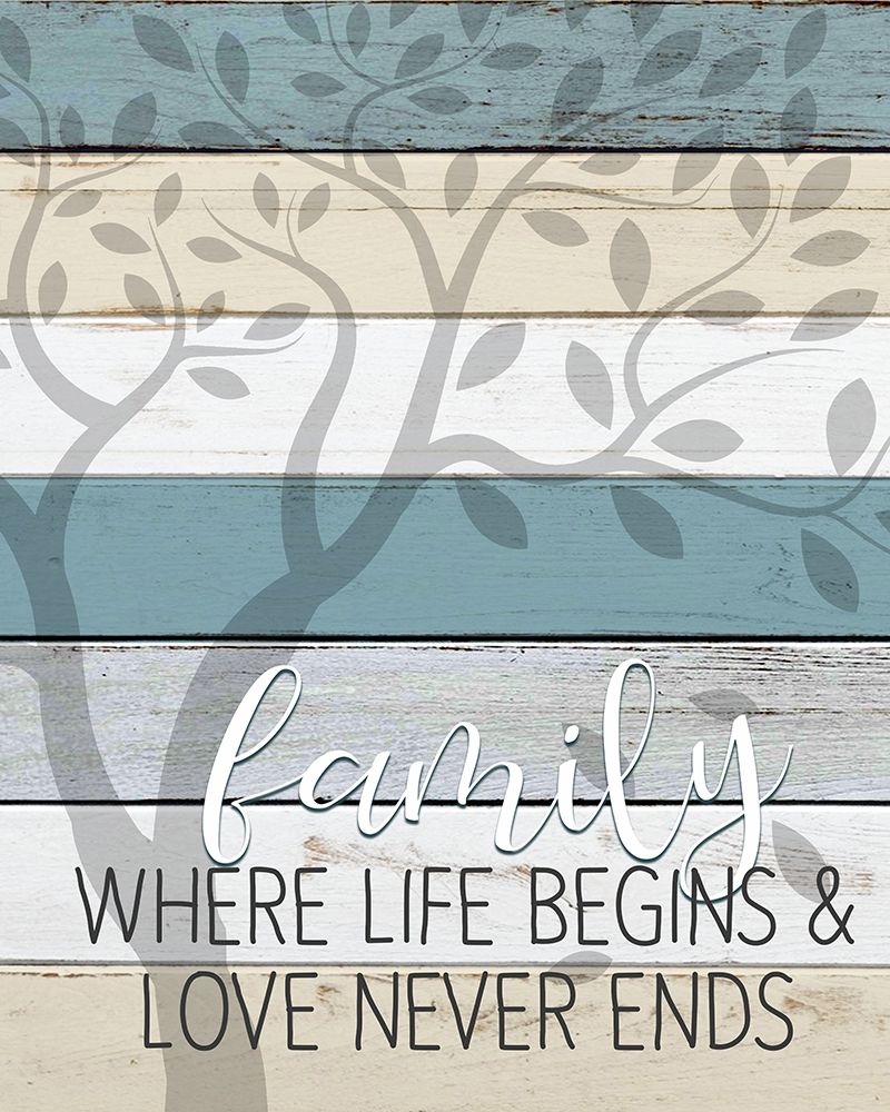 Family Where Life Begins art print by Kimberly Allen for $57.95 CAD