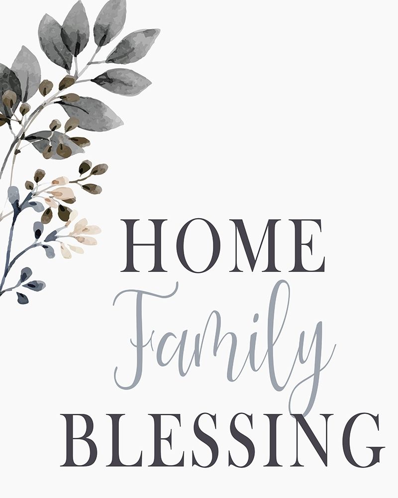 Home Family Blessing art print by Kimberly Allen for $57.95 CAD