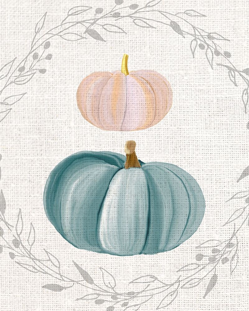 Teal Pumpkin 1 art print by Kimberly Allen for $57.95 CAD