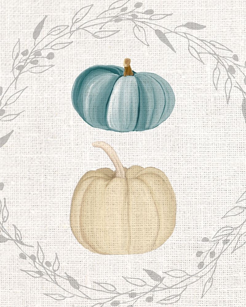 Teal Pumpkin 2 art print by Kimberly Allen for $57.95 CAD