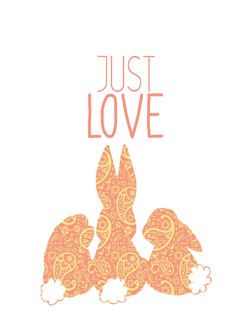 Paisley Bunnies 2 art print by Kimberly Allen for $57.95 CAD