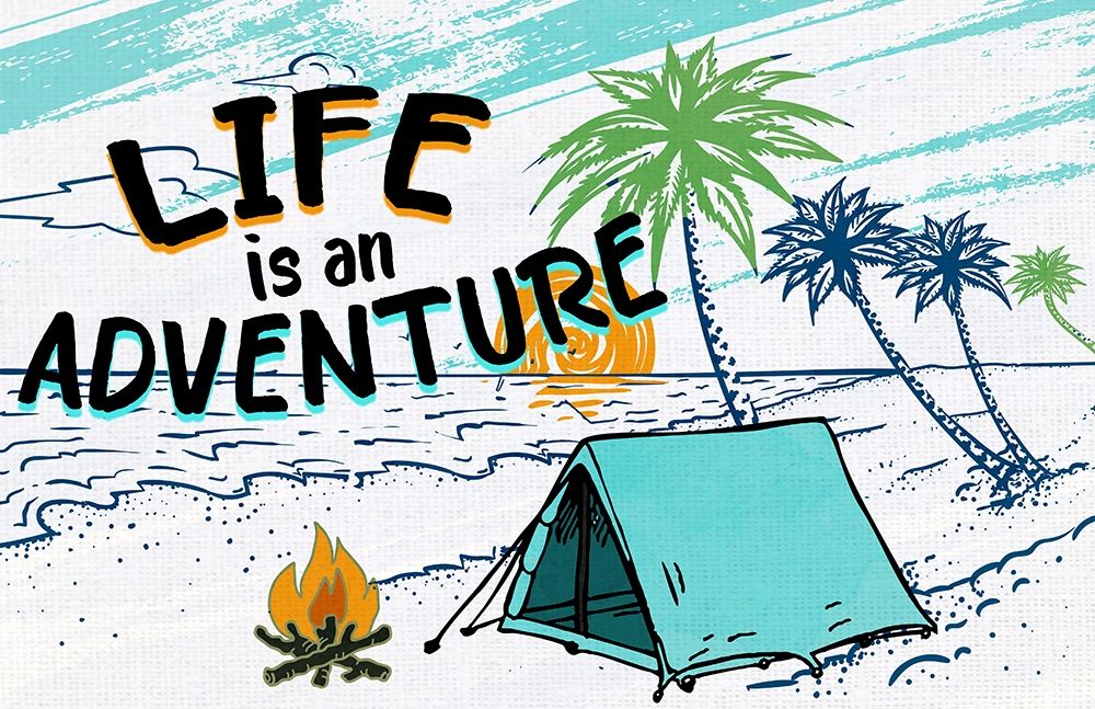 Camping Adventure art print by Kimberly Allen for $57.95 CAD