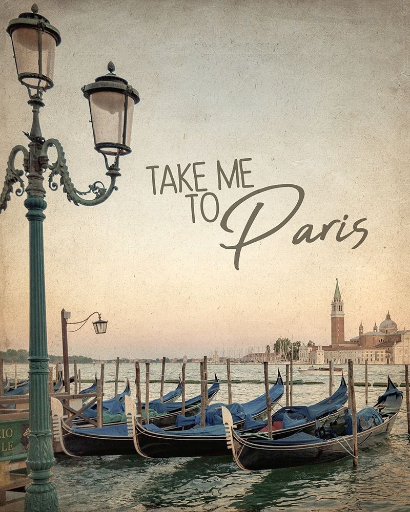 Gondola Paris 1 art print by Kimberly Allen for $57.95 CAD
