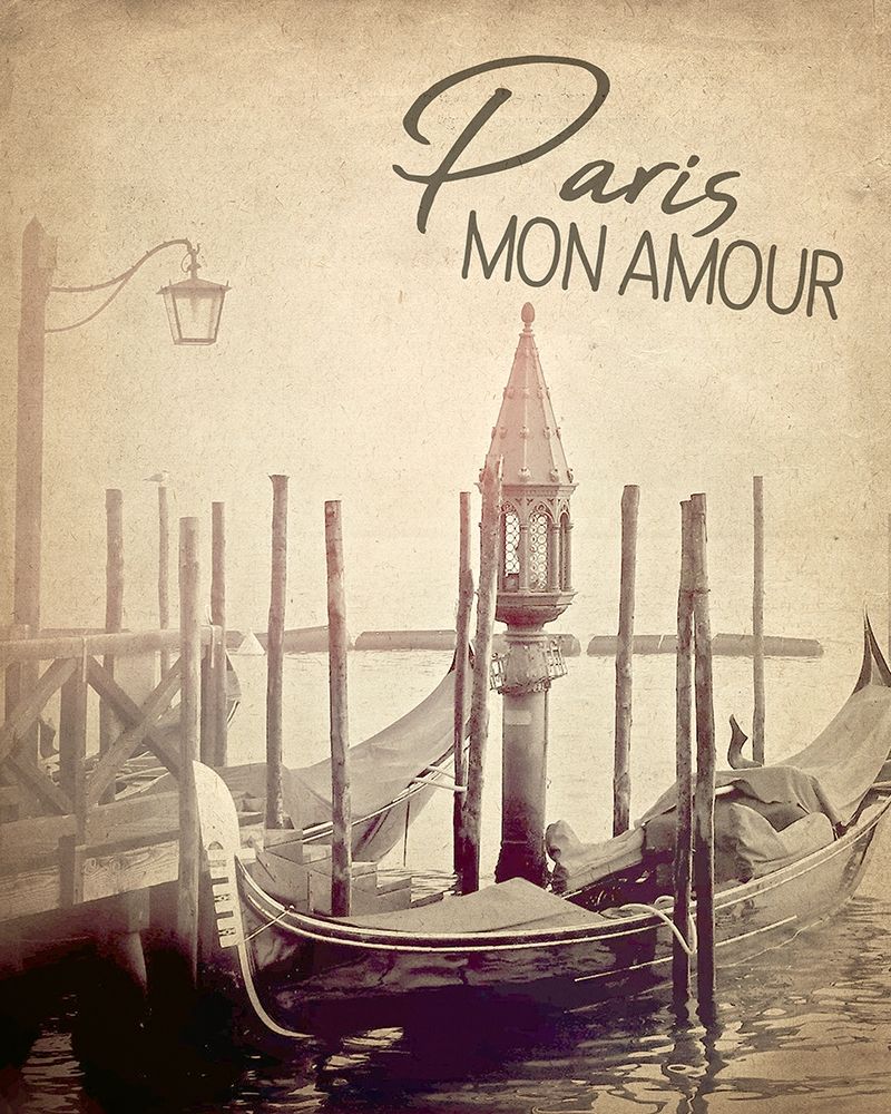 Gondola Paris 3 art print by Kimberly Allen for $57.95 CAD