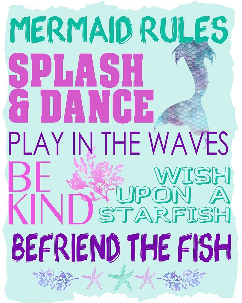 Mermaid Rules art print by Kimberly Allen for $57.95 CAD