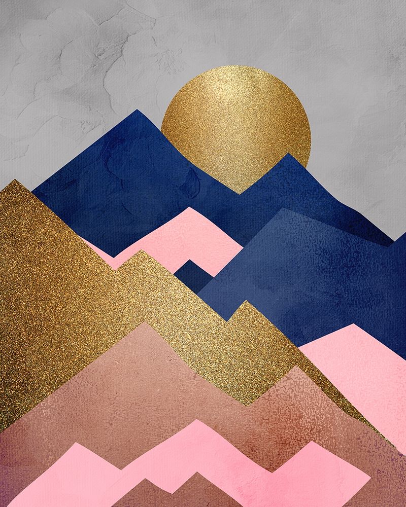 Mountain Range 1 art print by Kimberly Allen for $57.95 CAD