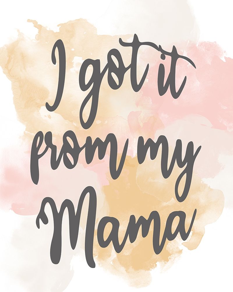 From My Mama art print by Kimberly Allen for $57.95 CAD