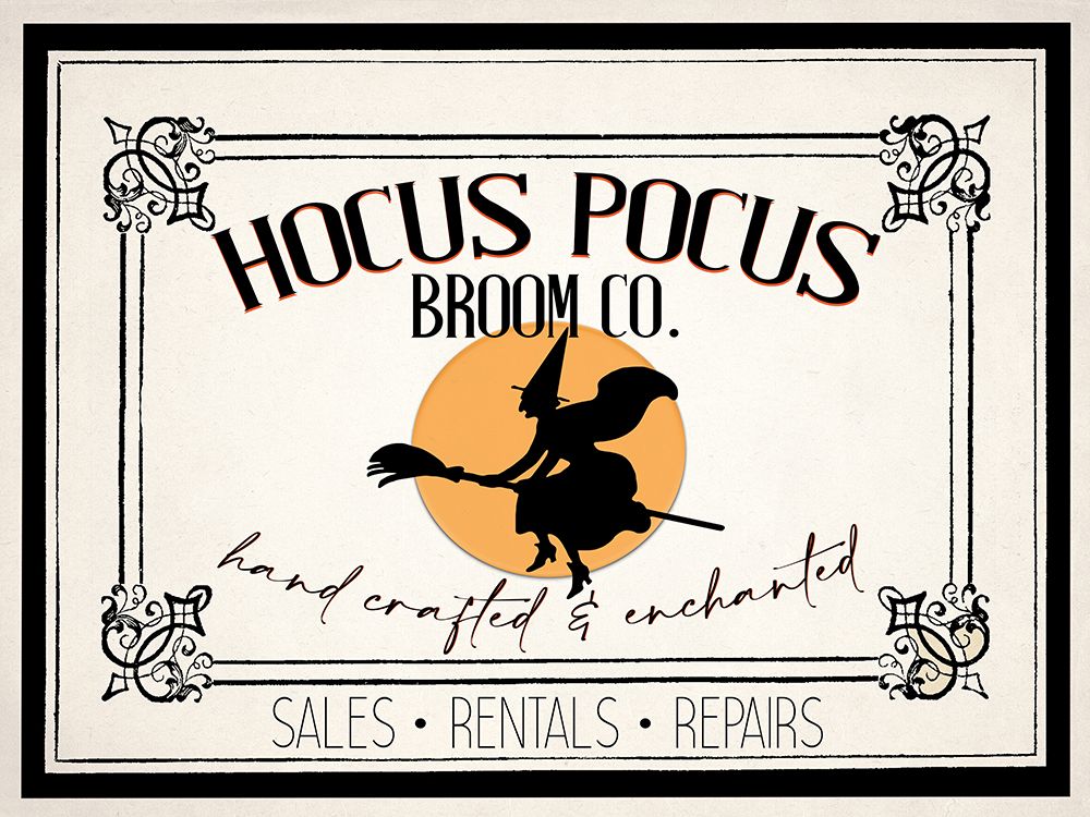 Hocus Pocus Broom CO v2 art print by Kimberly Allen for $57.95 CAD
