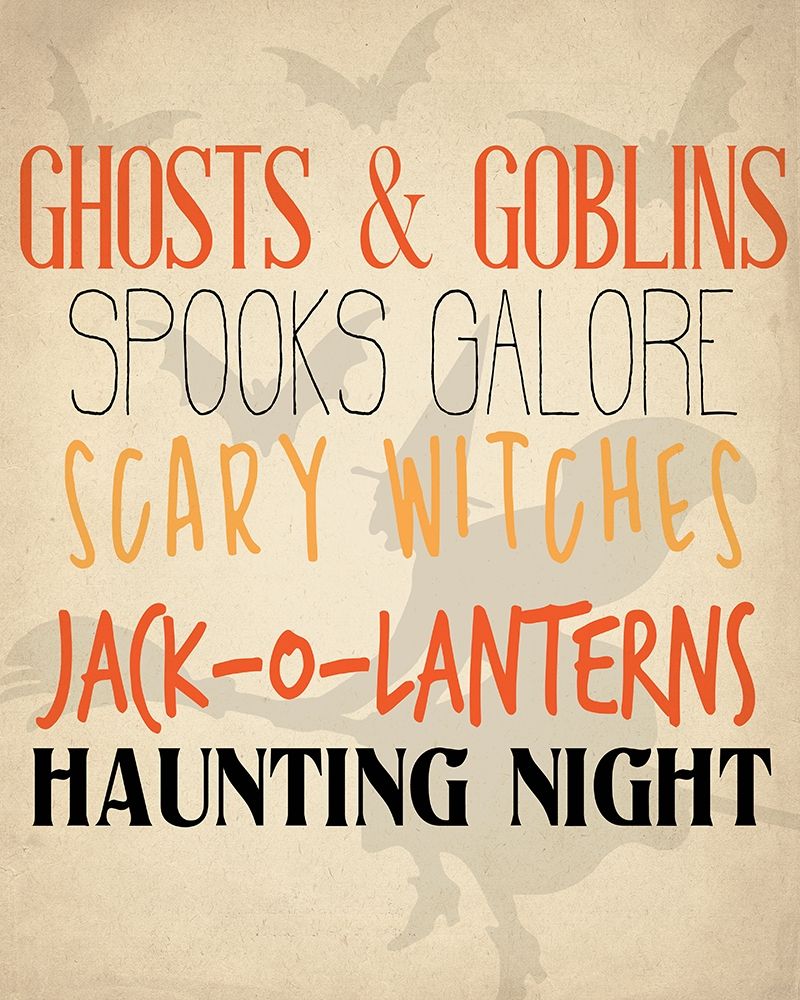 Ghost and Goblins art print by Kimberly Allen for $57.95 CAD