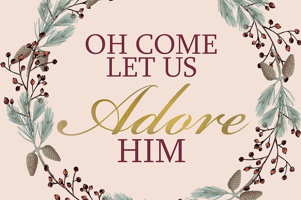 Oh Come Let Us art print by Kimberly Allen for $57.95 CAD