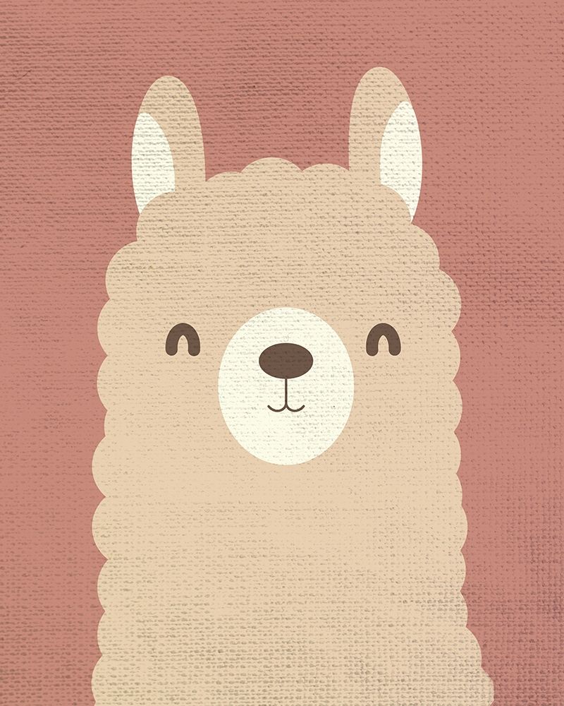 Llama Love 1 art print by Kimberly Allen for $57.95 CAD