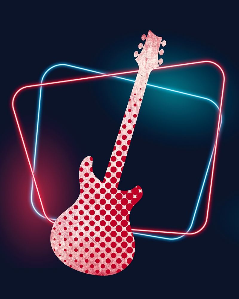 Neon Music 1 art print by Kimberly Allen for $57.95 CAD