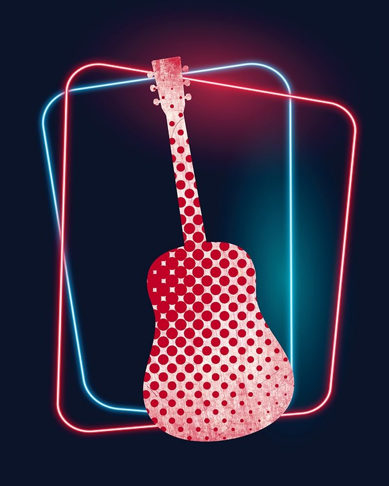 Neon Music 3 art print by Kimberly Allen for $57.95 CAD