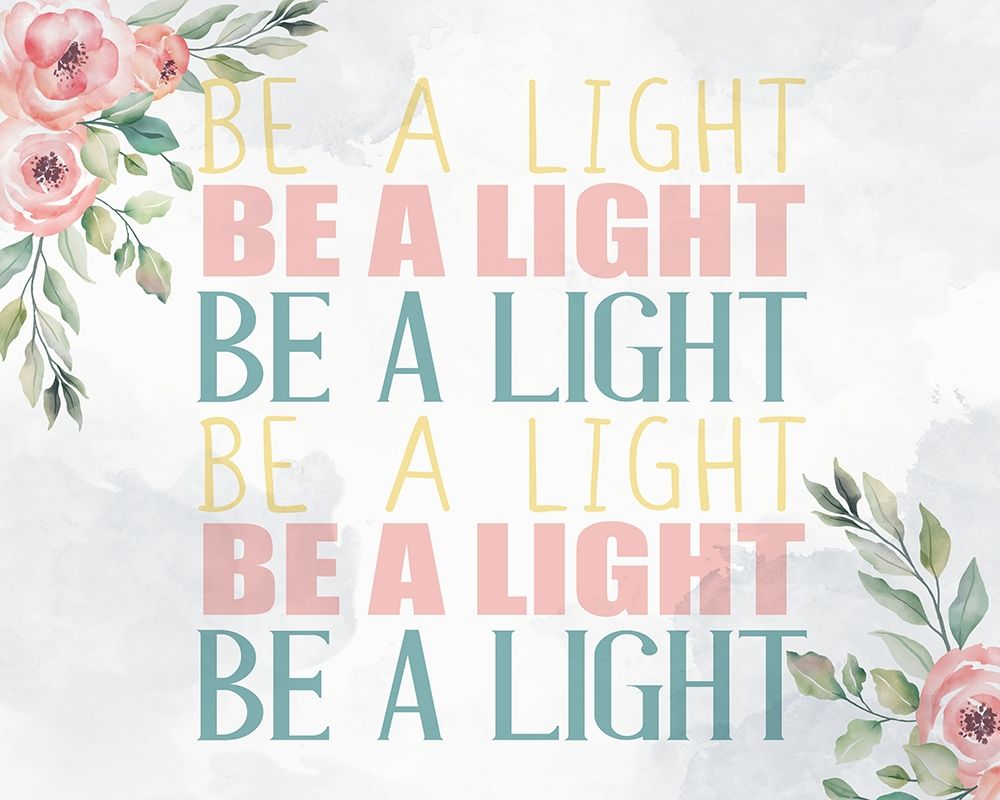 Be A Light art print by Kimberly Allen for $57.95 CAD