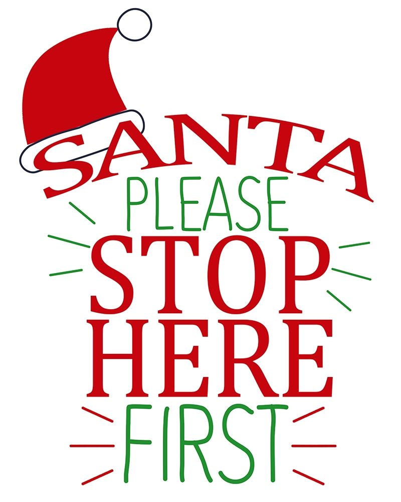 Santa Please art print by Kimberly Allen for $57.95 CAD