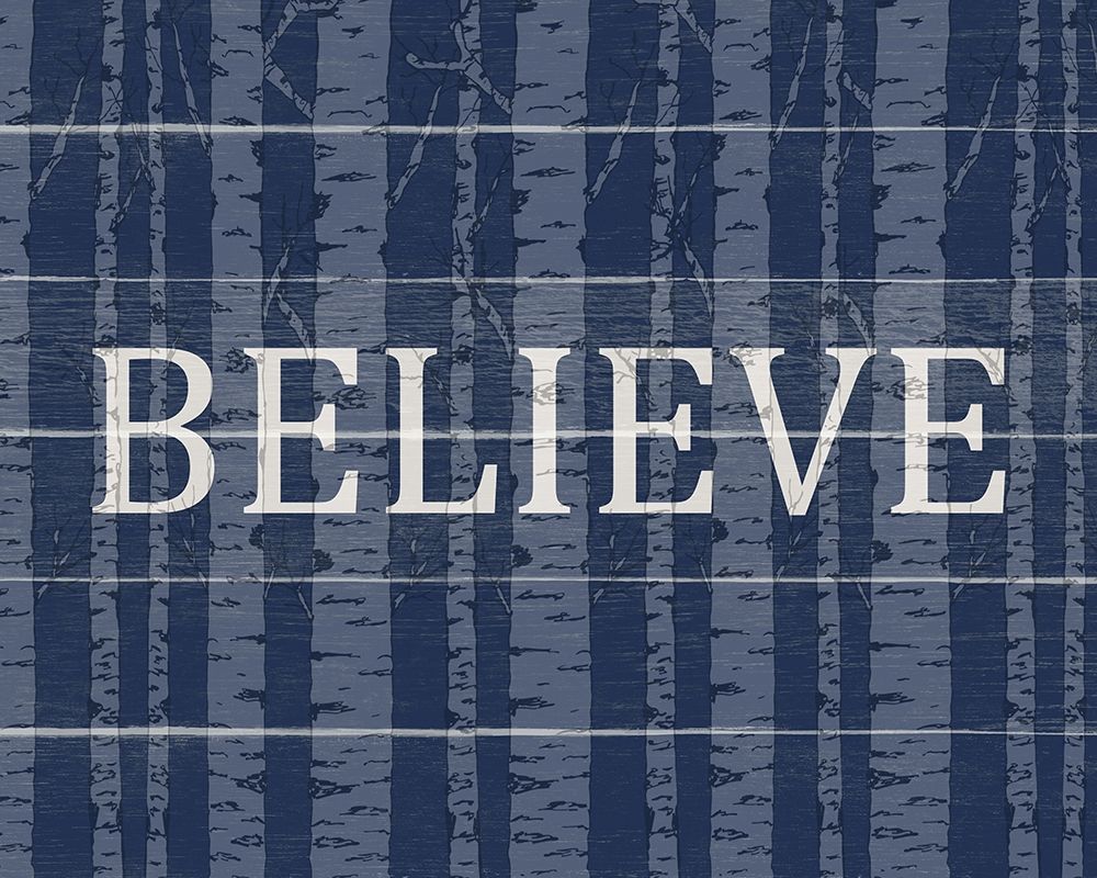 Believe Aspens Christmas art print by Kimberly Allen for $57.95 CAD