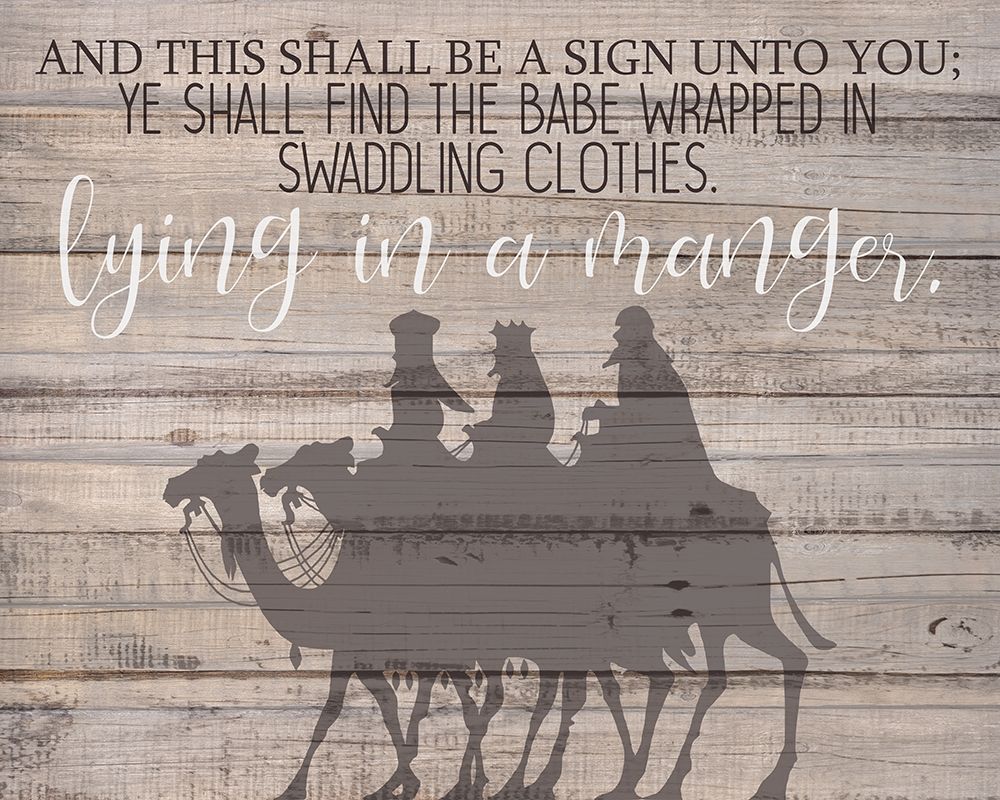 Lying in a Manger art print by Kimberly Allen for $57.95 CAD