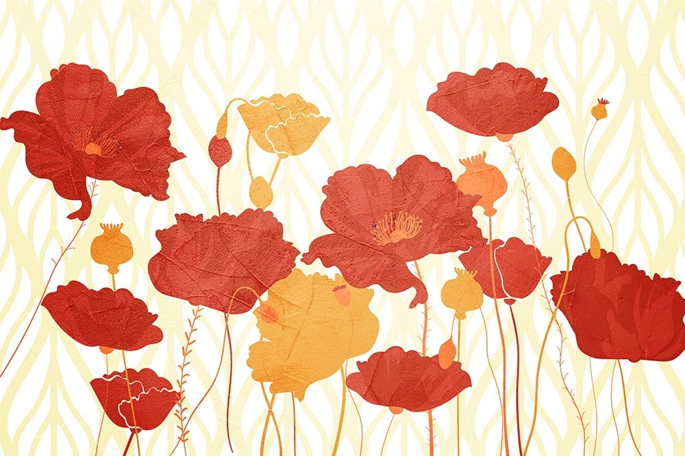Spring Poppies art print by Kimberly Allen for $57.95 CAD