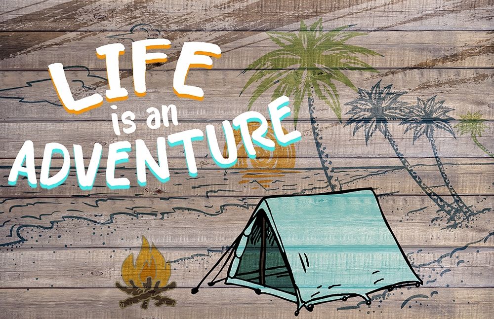 Life Camping Adventure art print by Kimberly Allen for $57.95 CAD
