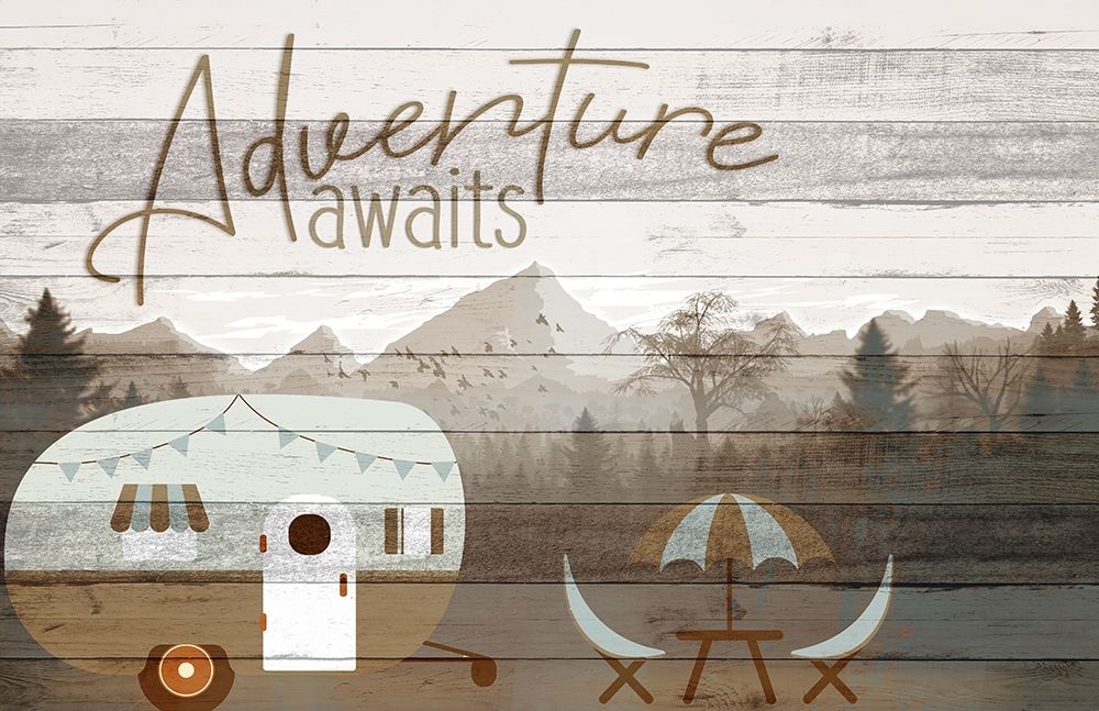Roam Adventure Camper art print by Kimberly Allen for $57.95 CAD
