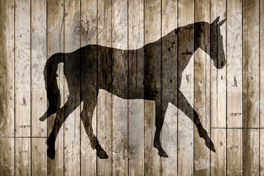 Barnwood Horse art print by Kimberly Allen for $57.95 CAD
