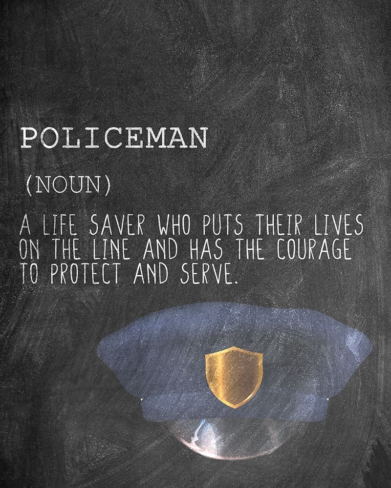 A Policeman art print by Kimberly Allen for $57.95 CAD